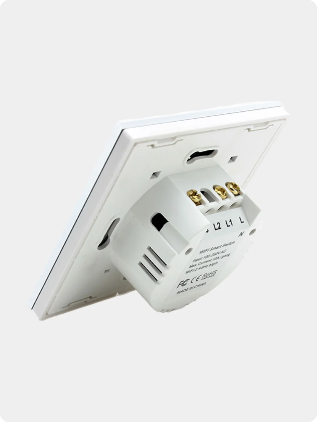 Умный сенсорный двухканальный WIFI выключатель Ps-Link с Алисой и Марусей
