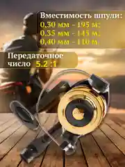 Угольный катушка для спиннинга XS 40B, рыболовная, безынерционная, фидерная карповая