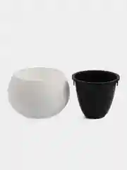 Белый кашпо Жемчужина