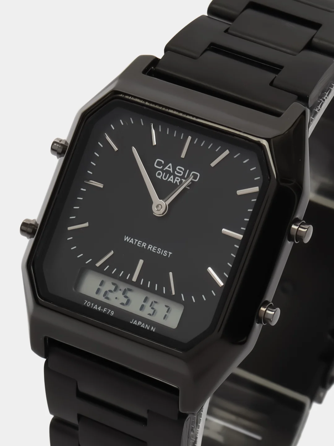 Черный часы CASIO электронные комбинированные