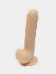 Телесный реалистичный фаллоимитатор - 18 см