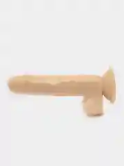 Телесный реалистичный фаллоимитатор - 18 см