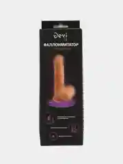 Телесный реалистичный фаллоимитатор - 18 см