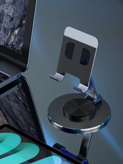 Настольный держатель телефона вращающийся/ Держатель смартфона настольный 360 вращающийся