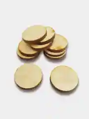 Заготовка для творчества кружки из фанеры 3 см 10 штук