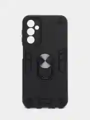 Черный чехол Samsung Galaxy A24 / Самсунг Галакси А24, с металлической подставкой - кольцом