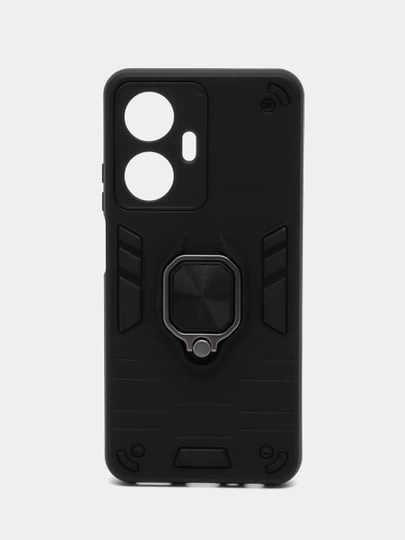 Чехол для Realme C55 / Реалми С55 с металлической подставкой