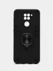 Чехол для Xiaomi Redmi Note 9, противоударный, с металлической подставкой кольцом