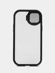 Фиолетовый чехол для iPhone 15, 15 Plus, 15 Pro, 15 Pro Max с зеркалом