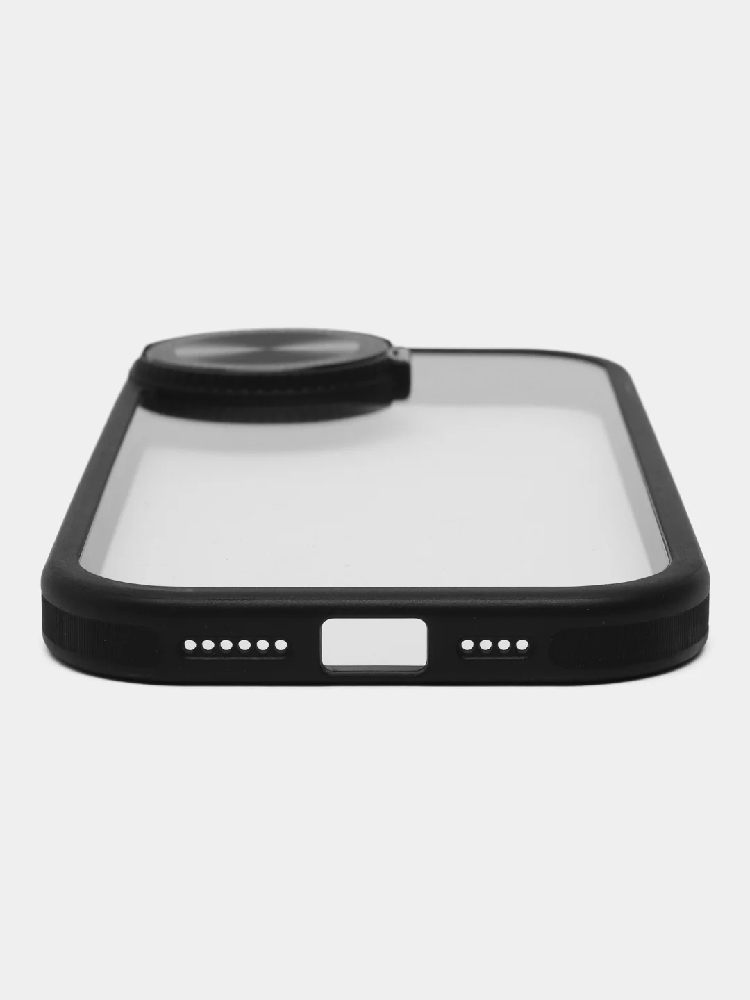 Фиолетовый чехол для iPhone 15, 15 Plus, 15 Pro, 15 Pro Max с зеркалом