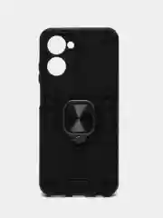 Чехол для Realme 10 (Реалми 10), противоударный, с металлической подставкой-кольцом