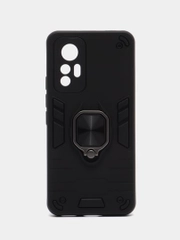 Чехол противоударный для Xiaomi 12 Lite, Сяоми 12 Лайт с металлической подставкой