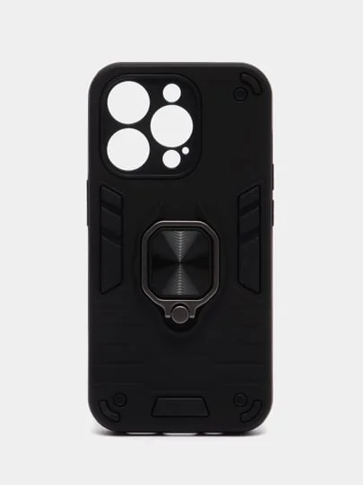 Угольный чехол на iPhone 14 / 14 Pro / 14 Plus / 14 Pro Max, противоударный