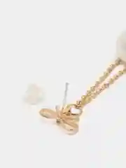 Серьги с жемчугом на цепочке, серьги подвески, гвоздики