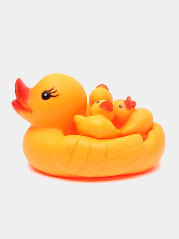 Набор резиновых игрушек для купания "Утки", 4 шт