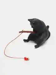 Кот рыбак черный