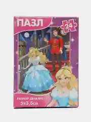 Голубой пазл "Детские сказки", 24 элемента, для девочек