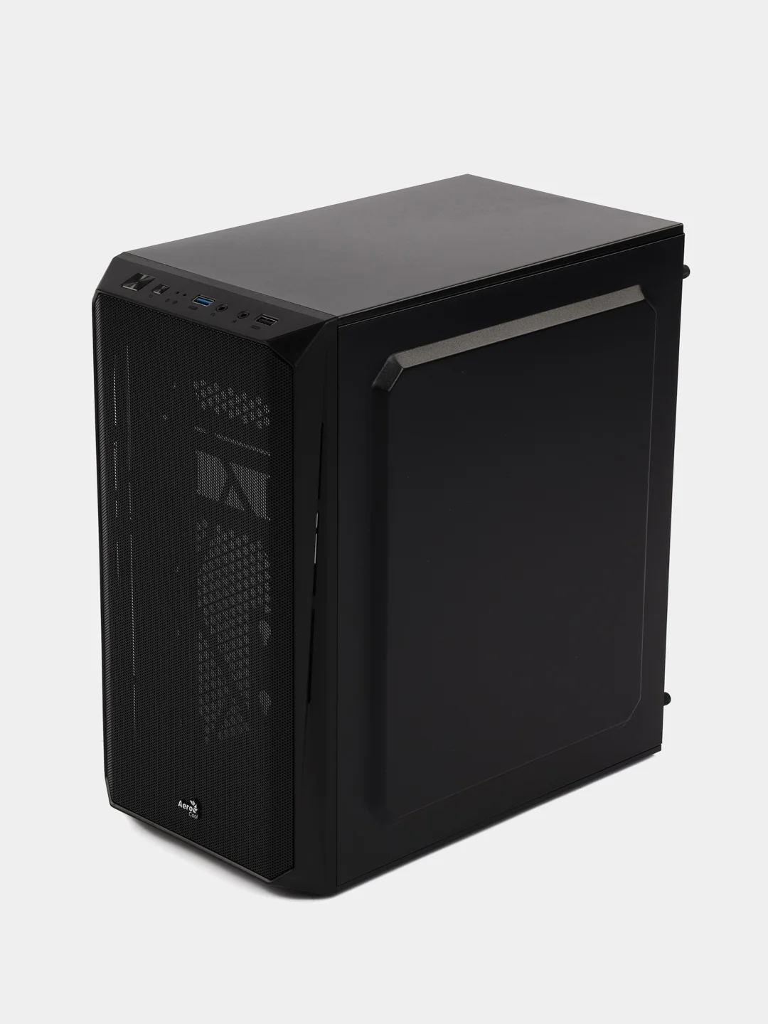 Корпус mATX Aerocool CS-107-A-BK-v1, Mini-Tower, без БП, черный