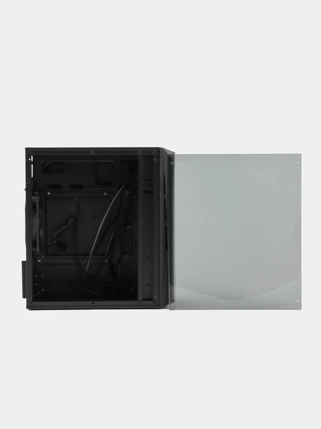 Корпус mATX Aerocool CS-107-A-BK-v1, Mini-Tower, без БП, черный