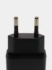 Черный блок питания, СЗУ, USB, 3A, универсальный зарядный адаптер