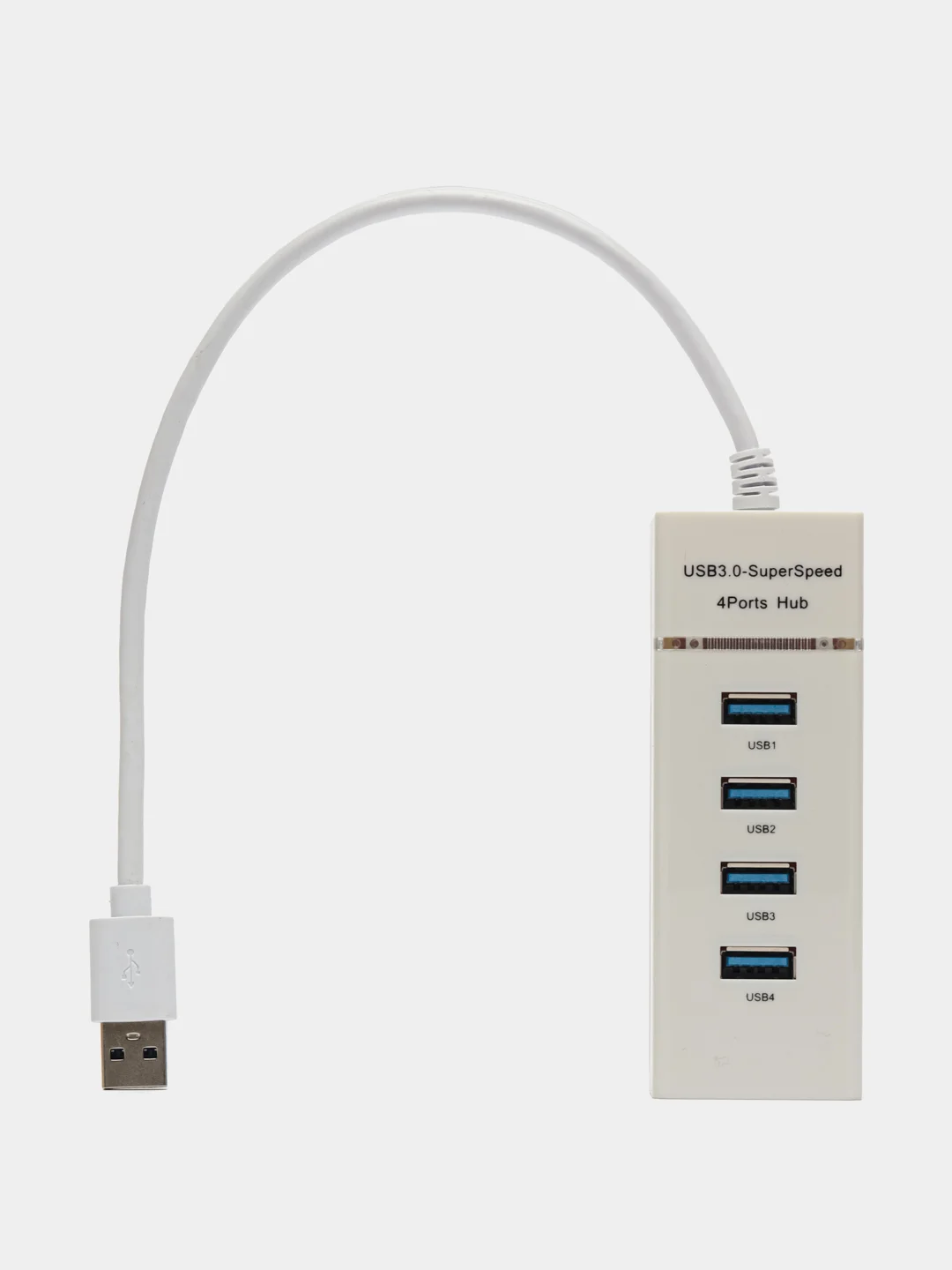 Белый разветвитель портов USB Hub USB 3.0, хаб концентратор