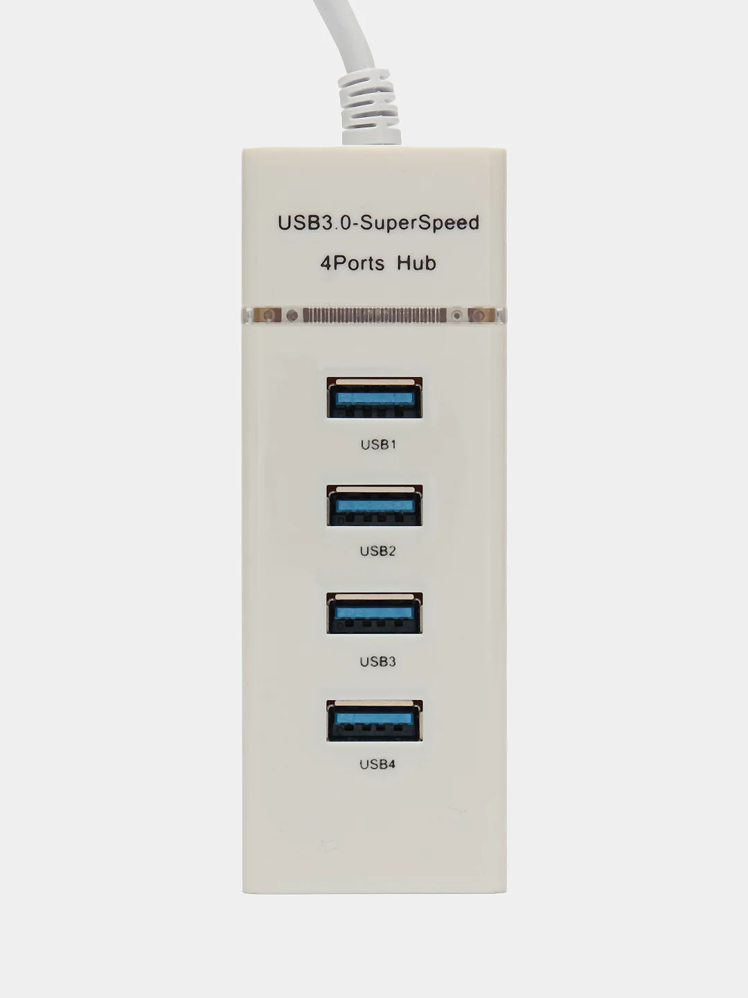 Белый разветвитель портов USB Hub USB 3.0, хаб концентратор
