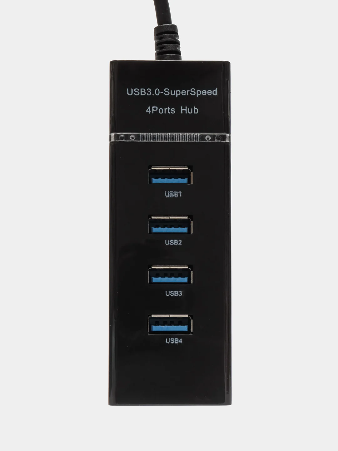 Черный разветвитель портов USB Hub USB 3.0, хаб концентратор