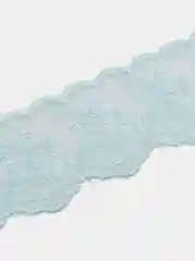 Мятный кружево, органза, 2 м, ширина 4 см