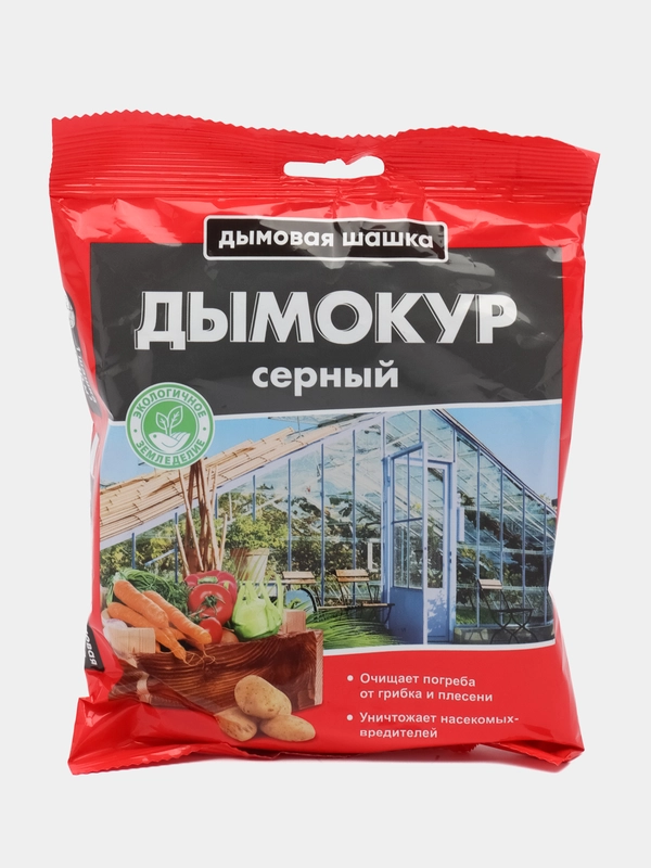 Дымовая шашка ДЫМОКУР СЕРНЫЙ 300гр. ООО"АгроВетСервис"