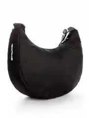 Черный сумка хобо женская через плечо