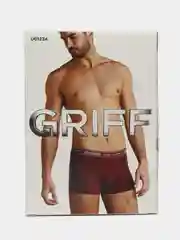 Серый меланж трусы-боксеры мужские Griff U01234