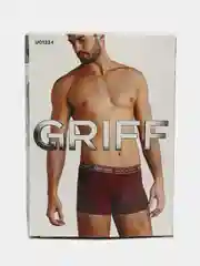 Серый меланж трусы-боксеры мужские Griff U01234