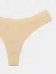 Лимонный трусы стринги женские хлопковые