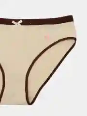 Бежевый трусы женские