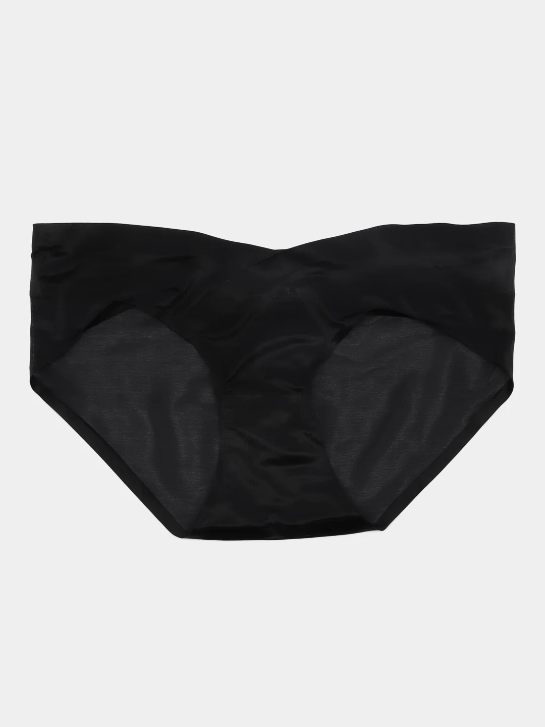 Черный бесшовные женские трусы, L - XXL