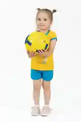 Голубой футболка и шорты для девочки, комплект для девочки, Утенок