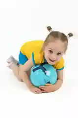 Голубой футболка и шорты для девочки, комплект для девочки, Утенок