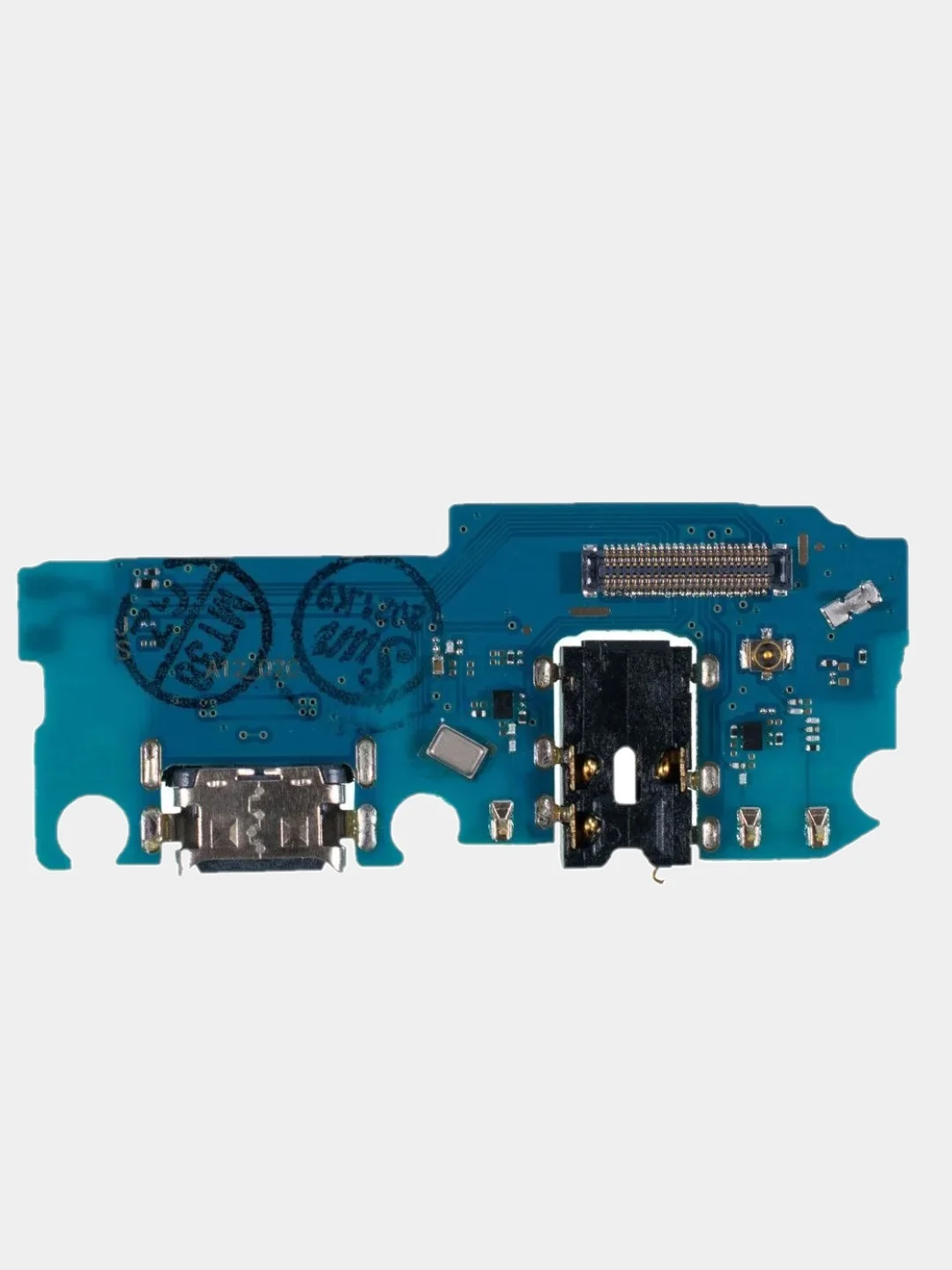 Шлейф (плата) для Samsung A125F/M127F Galaxy A12/M12 + разъем зарядки +гарнитура+ микрофон