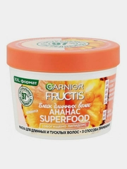 Маска для волос Garnier Fructis 3в1 Superfood Ананас, для длинных и тусклых волос, 390 мл