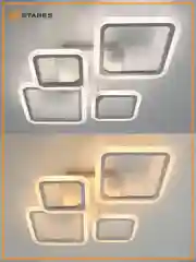 Управляемая потолочная люстра светодиодная с пультом Estares Oval RGB 75W ,до 20 кв.м