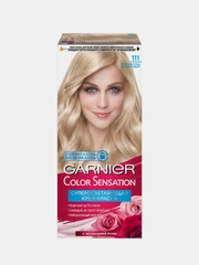 Крем-краска для волос Garnier "Color Sensation, Роскошь цвета" тон 111, блонд платиновый