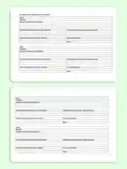 Бирюзовый медицинская карта взрослого по форме № 025/у, А5 144 листа, твердая обложка. Проф-Пресс