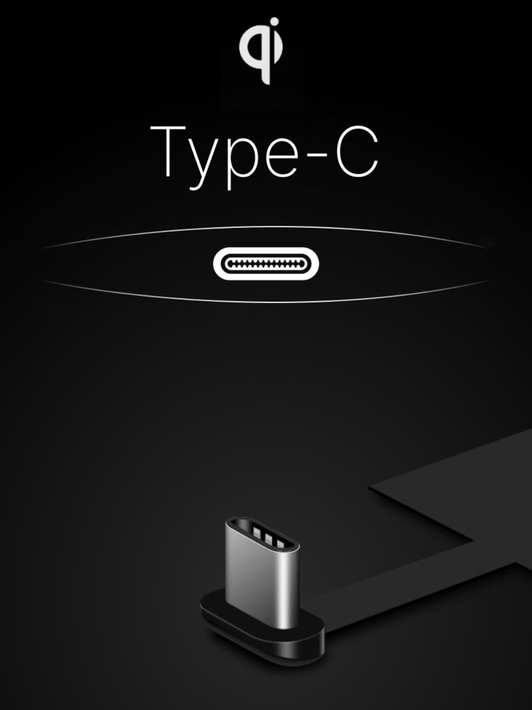 Ресивер беспроводной зарядки для телефона Type-C купить по цене 421.19 ₽ в  интернет-магазине Магнит Маркет