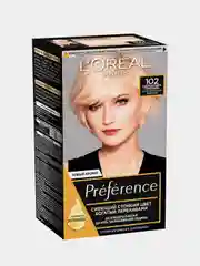 Краска для волос LOreal Paris Preference Feria, тон 102, сверкающий переливающийся блонд