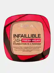 Пудра для лица LOreal Paris Infaillible 24H Fresh Wear, тон 140, золотой бежевый, 9 г