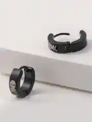 Мужские серьги из нержавеющей стали с черепом