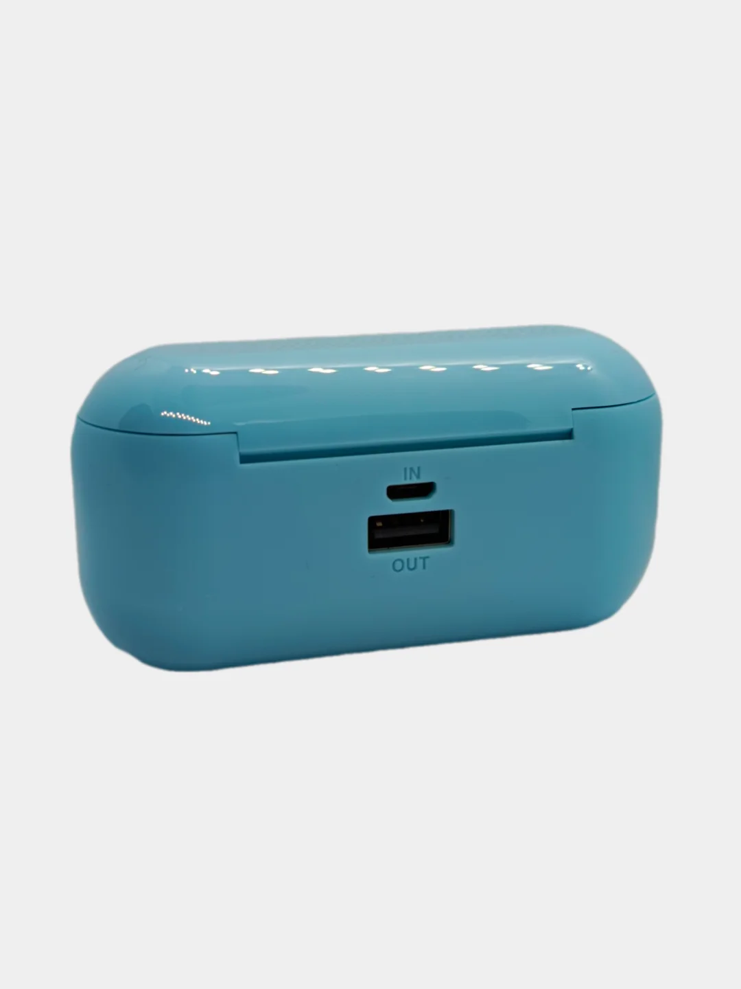 Небесно-голубой беспроводные наушники F9, Bluetooth, с функцией Power bank