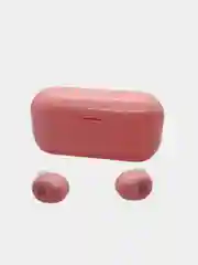 Розовый беспроводные наушники F9, Bluetooth, с функцией Power bank