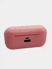 Розовый беспроводные наушники F9, Bluetooth, с функцией Power bank