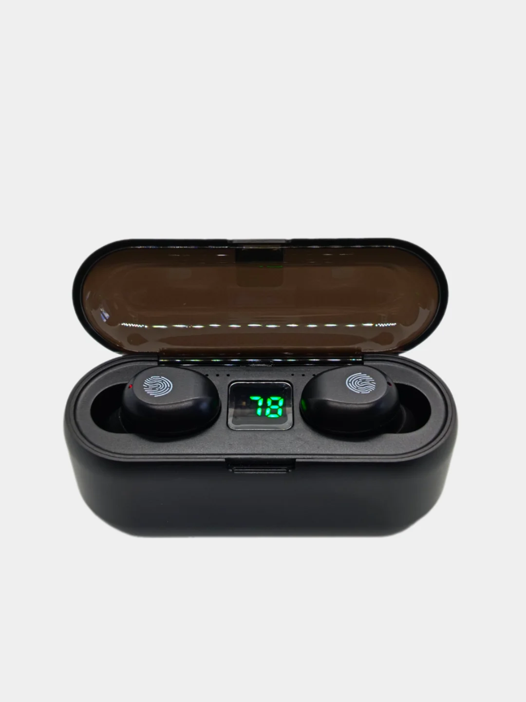 Розовый беспроводные наушники F9, Bluetooth, с функцией Power bank